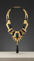 Onyx Accent Cuff Bracelet